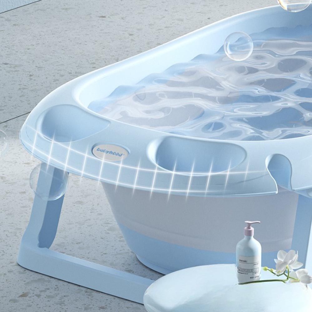 Little Angel - Baby Foldable And Portable Bathtub - Blue