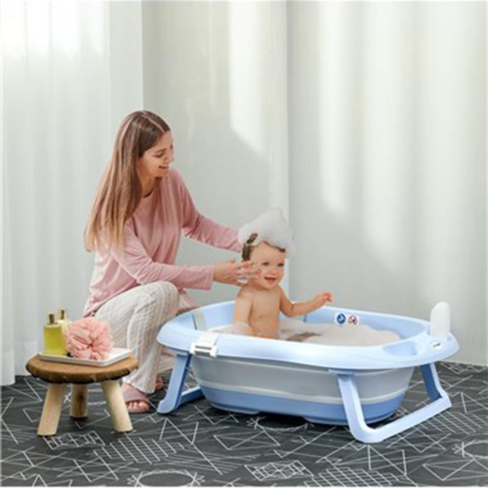 Little Angel - Baby Foldable And Portable Bathtub - Blue