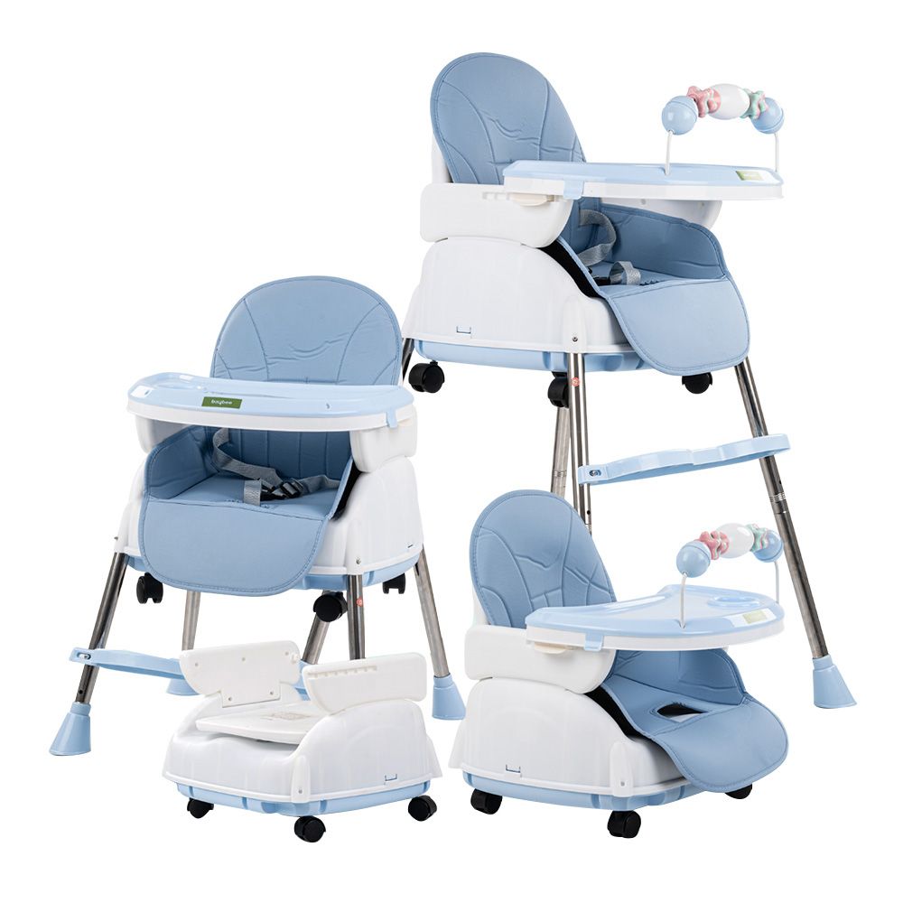 Baybee - 4-In-1 Nora Convertible Baby High Chair - Blue