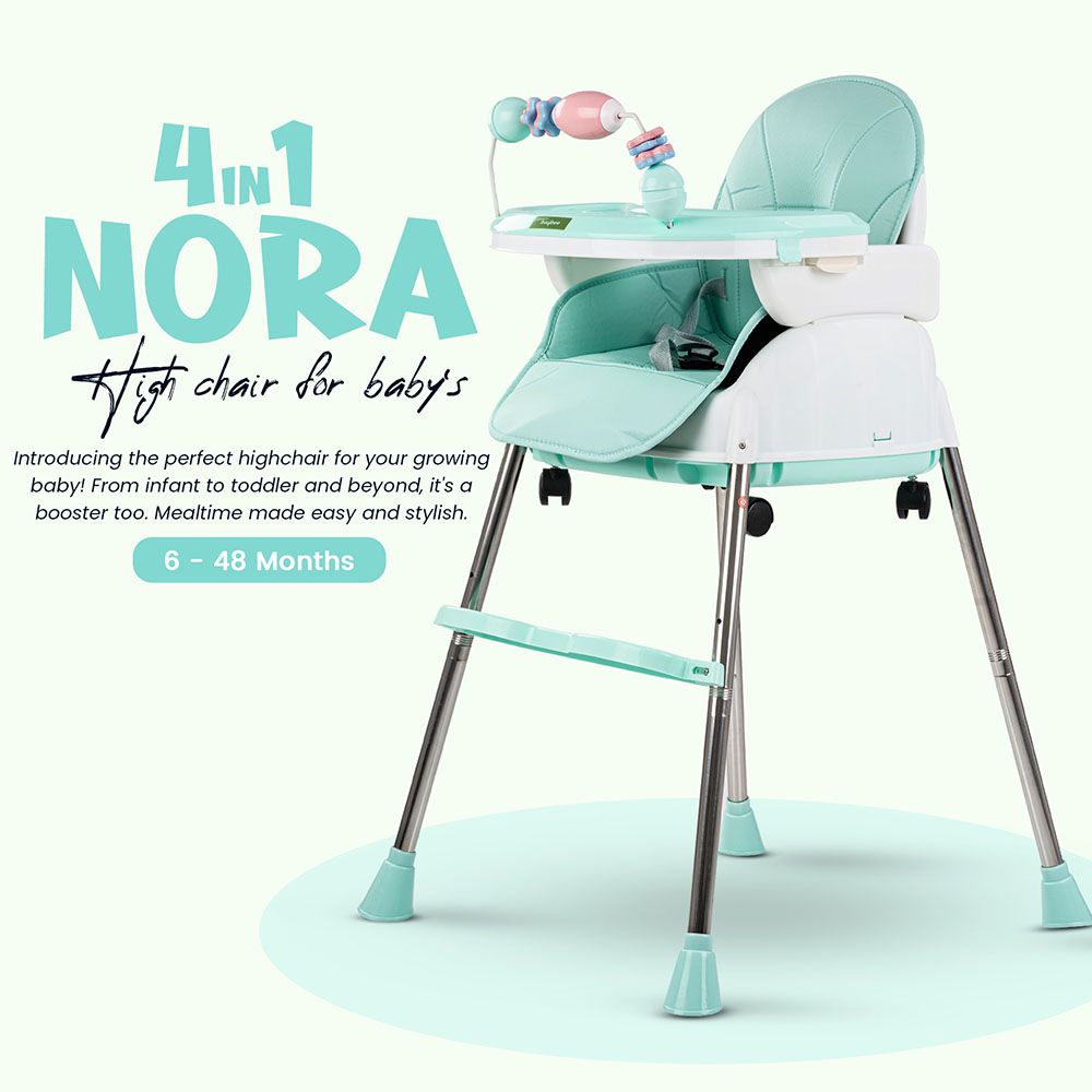 Baybee - 4-In-1 Nora Convertible Baby High Chair - Green