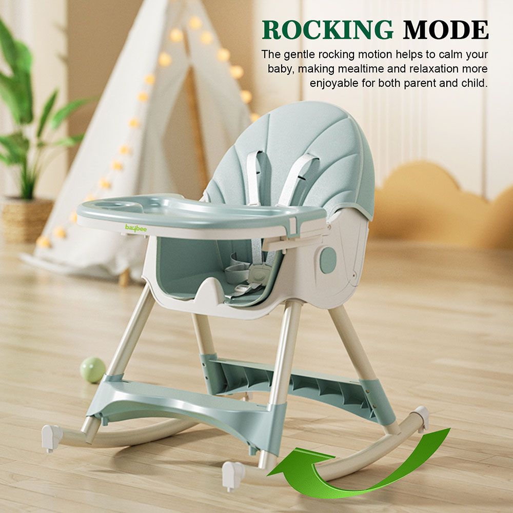 Baybee - 3-In-1 Iris Convertible Baby High Chair - Green