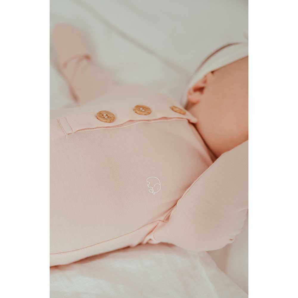 Anvi Baby - Knotted Gown & Beanie Set - That's Peachy