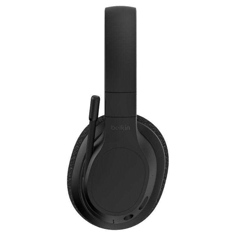 Belkin - Soundform Adapt Over Ear Bluetooth Headset With Boom Mic - Black