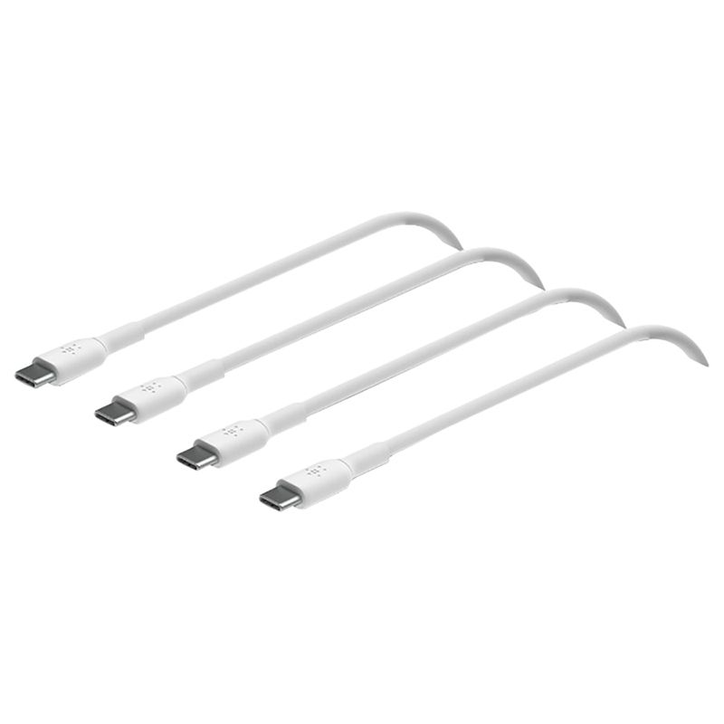 Belkin - C To C 2.0 PVC Cable - White - 1 m - Pack of 2