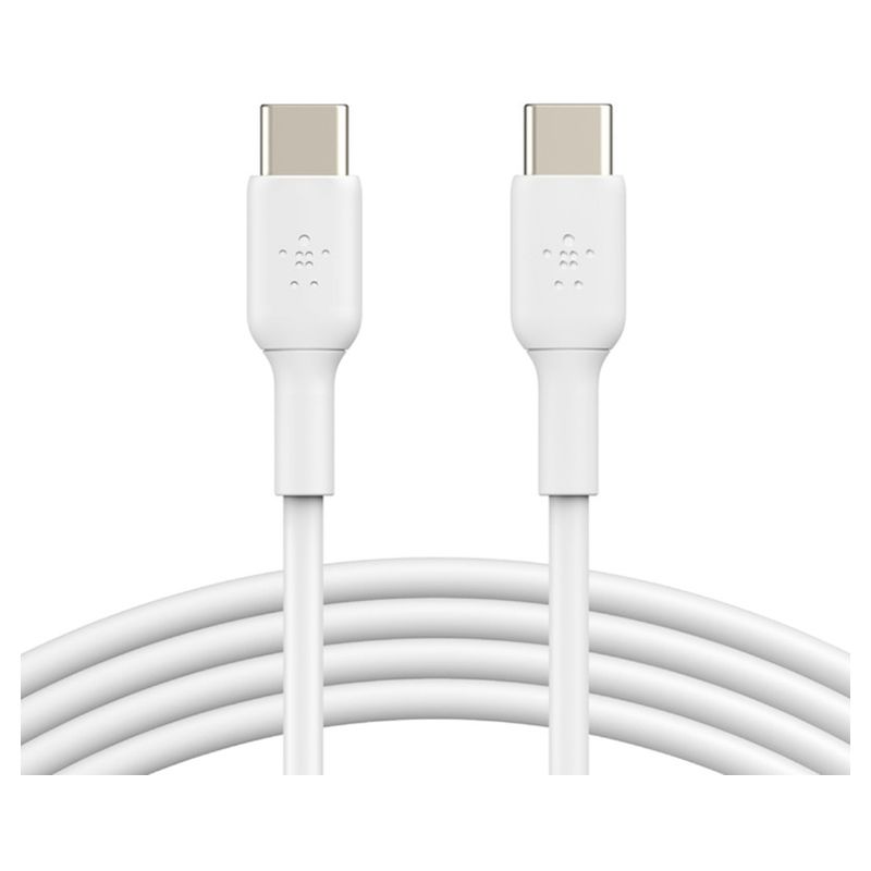 Belkin - C To C 2.0 PVC Cable - White - 1 m - Pack of 2