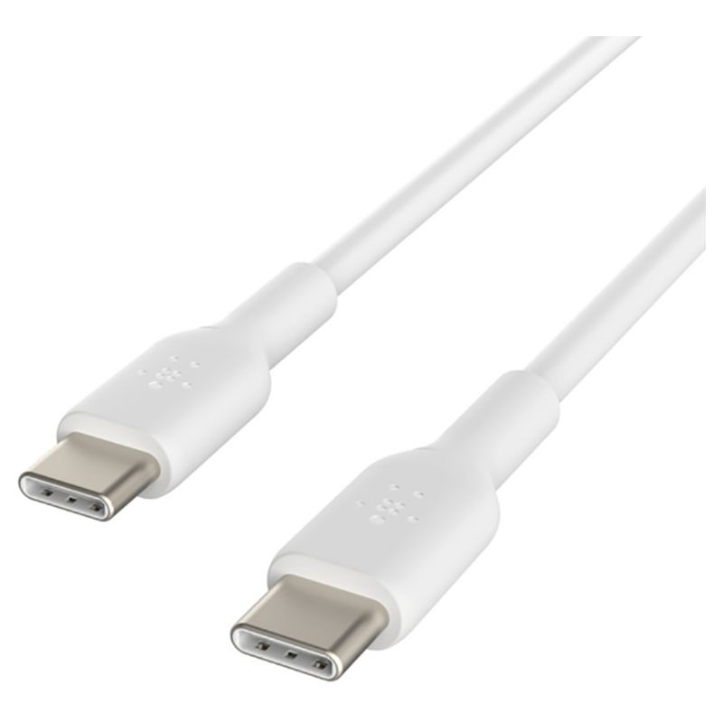 Belkin - C To C 2.0 PVC Cable - White - 1 m - Pack of 2