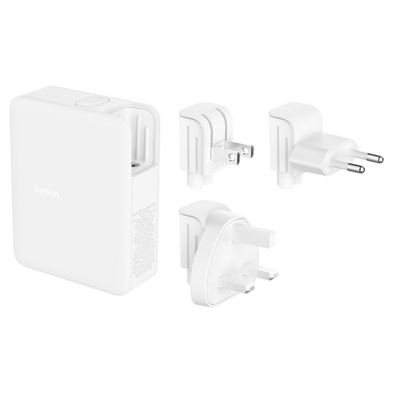 Belkin - UK+EU+US Plug Wall Charger - White - 140 W