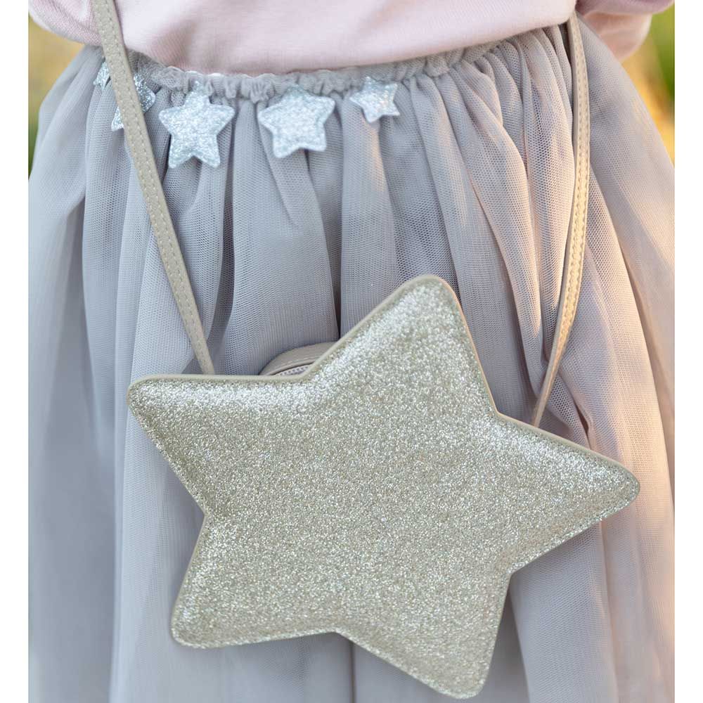 Billy Loves Audrey - Glitter Star Bag - Champagne Gold