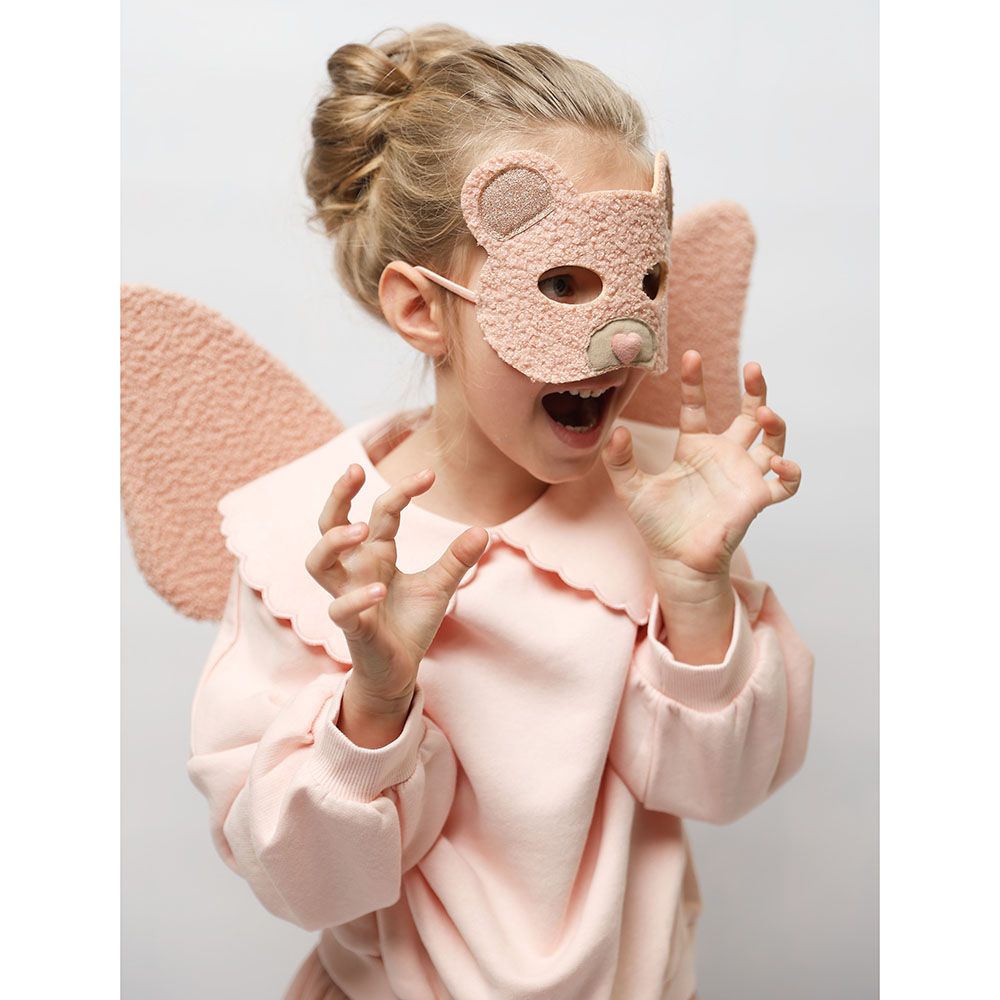 Billy Loves Audrey - Woodland Pals Bear Mask - Strawberry Ganache