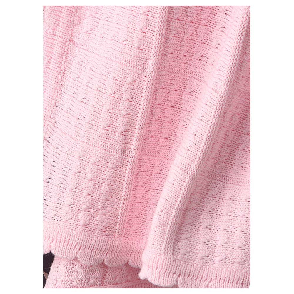 Tiny Hug - Newborn Soft And Warm Baby Blanket - Pink