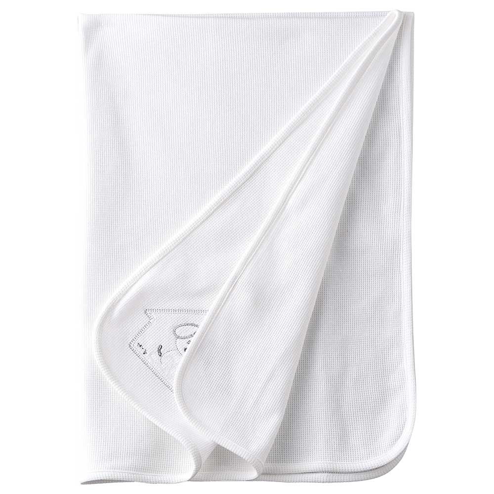 Tiny Hug - Newborn Soft And Warm Baby Puppy Blanket - White