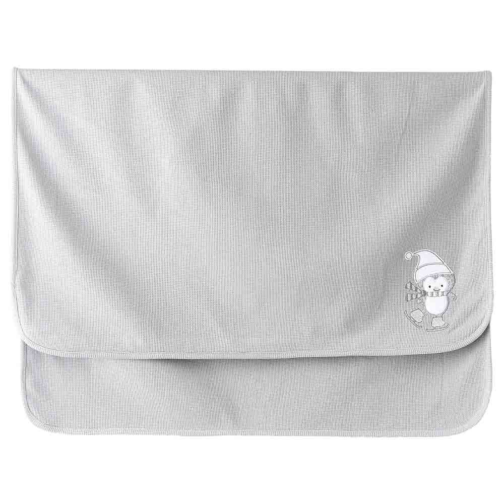 Tiny Hug - Newborn Soft And Warm Baby Blanket - Grey