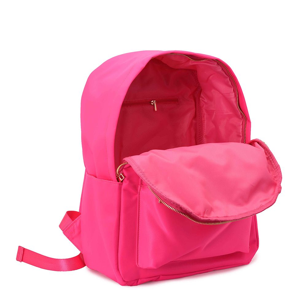 TheHappyTribe - Personalised Backpack - Neon Pink - 14.5-inch