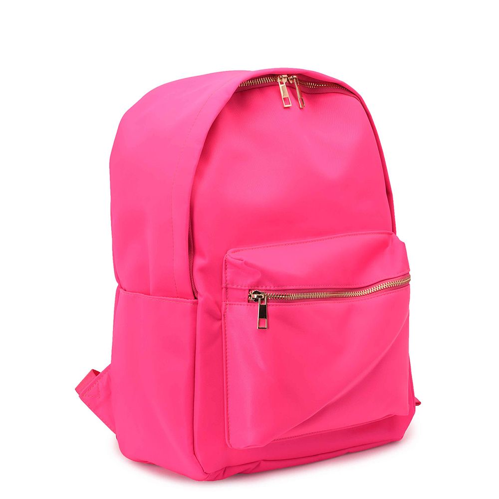 TheHappyTribe - Personalised Backpack - Neon Pink - 14.5-inch