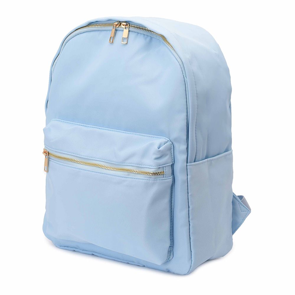 TheHappyTribe - Personalised Backpack - Baby Blue - 14.5-inch