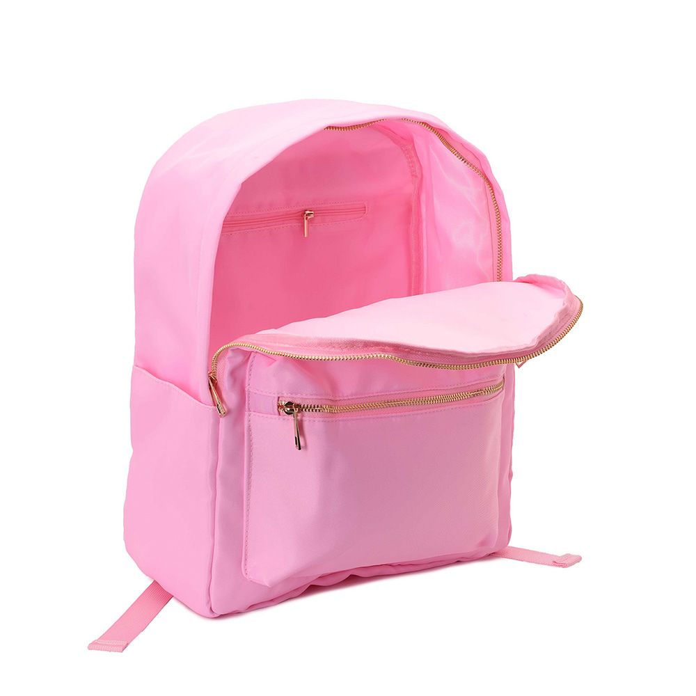 TheHappyTribe - Personalised Backpack - Baby Pink - 14.5-inch