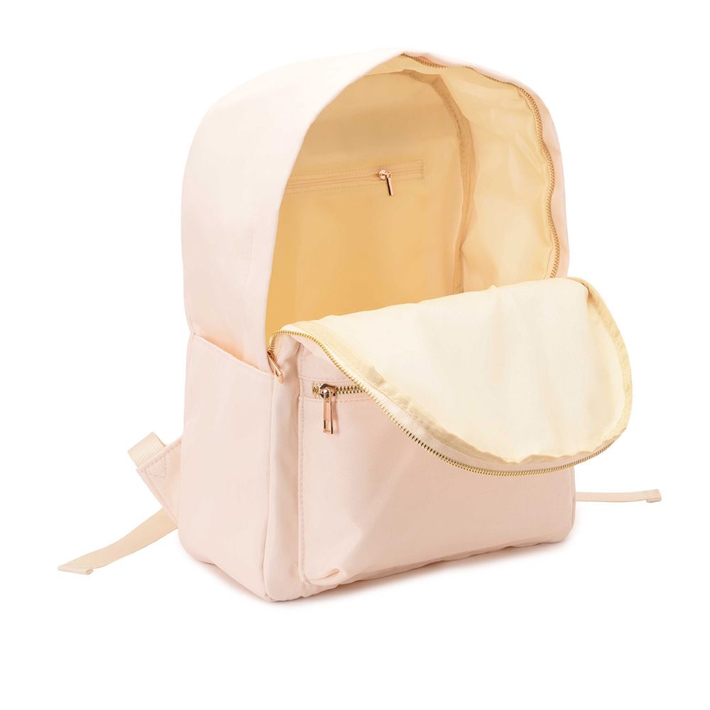 TheHappyTribe - Personalised Backpack - Cream - 14.5-inch