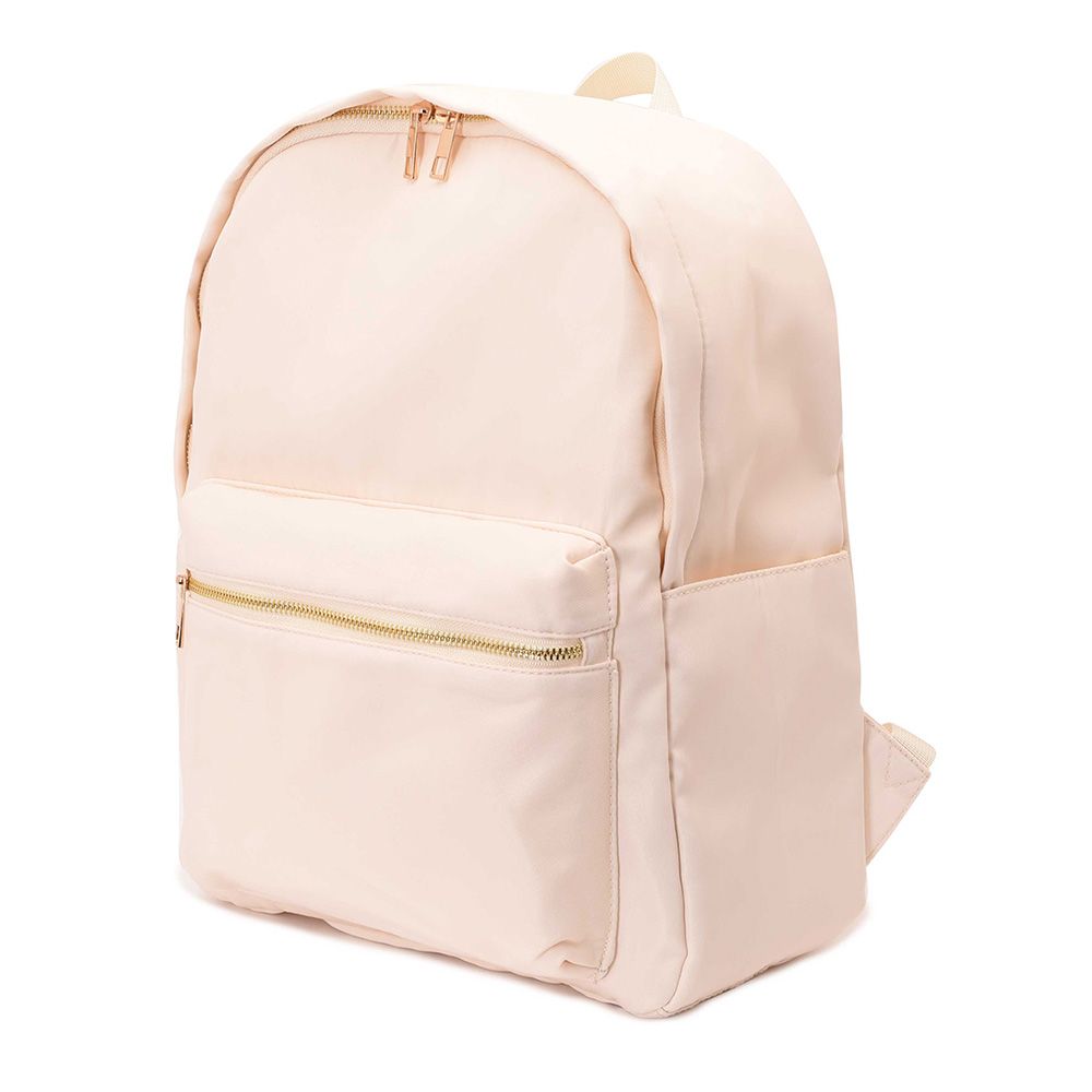 TheHappyTribe - Personalised Backpack - Cream - 14.5-inch