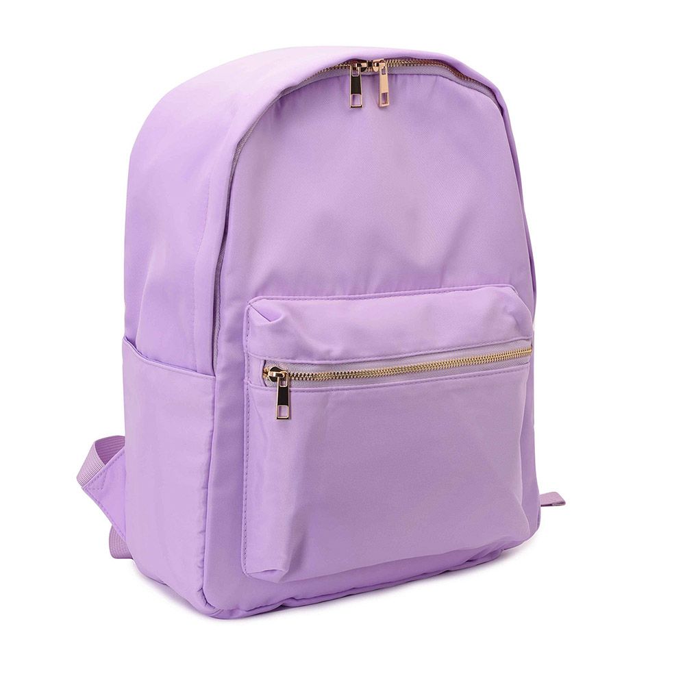 TheHappyTribe - Personalised Backpack - Lilac - 14.5-inch