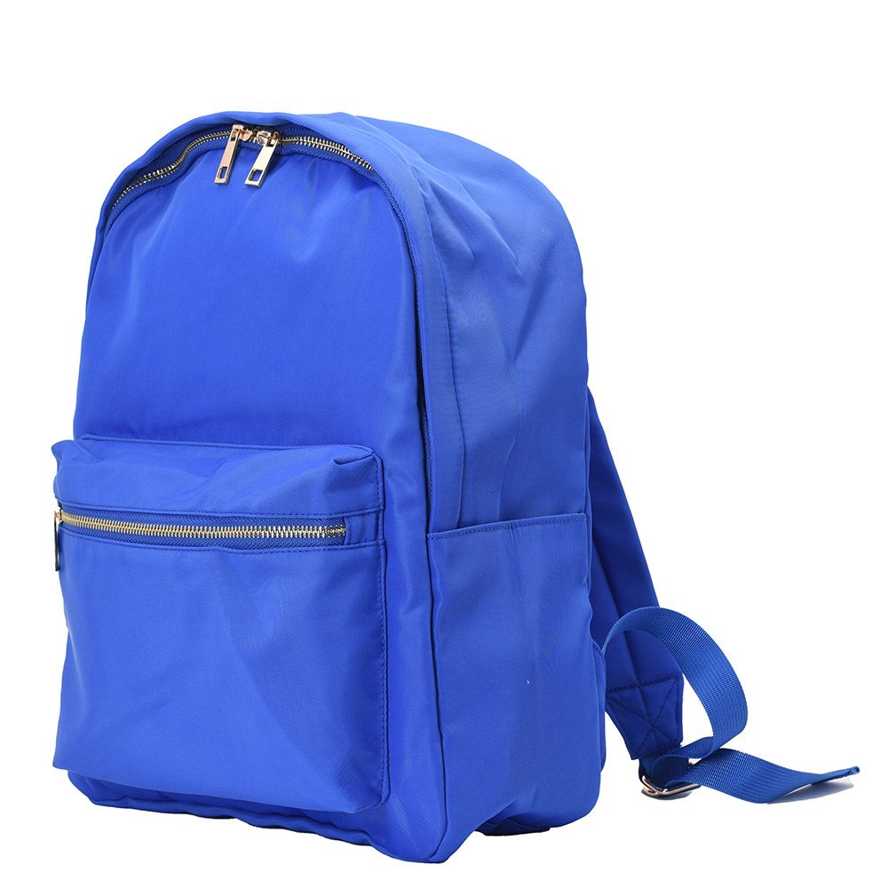 TheHappyTribe - Personalised Backpack - Royal Blue - 14.5-inch