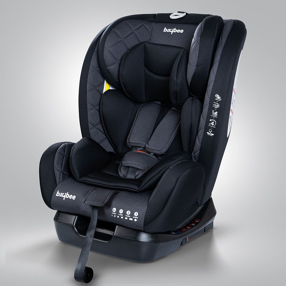 Baybee - Convertible Baby Car Seat w/ Isofix - Black