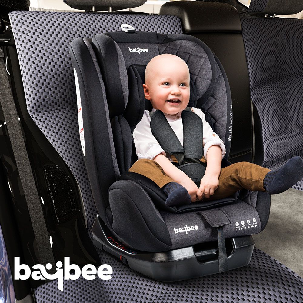 Baybee - Convertible Baby Car Seat w/ Isofix - Black