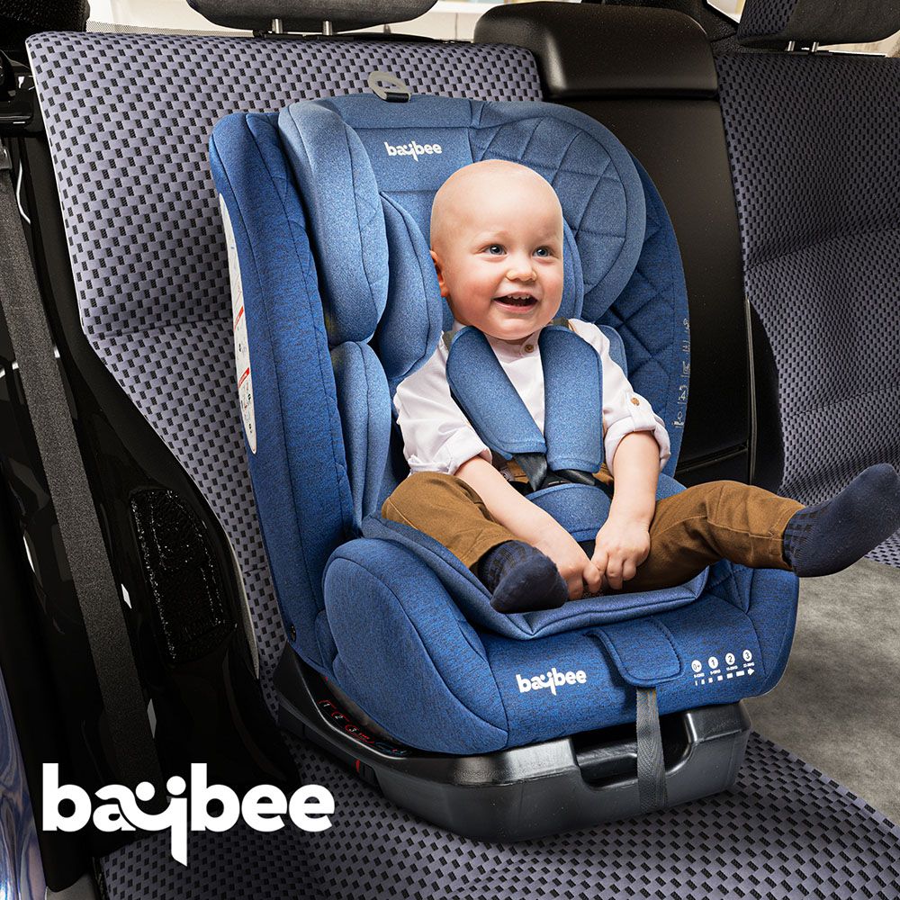 Baybee - Convertible Baby Car Seat w/ Isofix - Blue