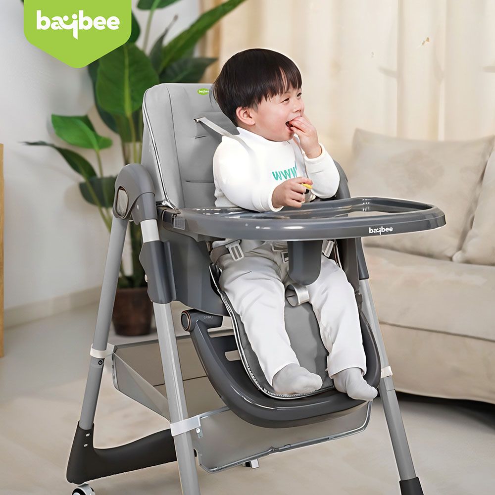 Baybee - 3-In-1 Convertible Baby High Chair - Grey