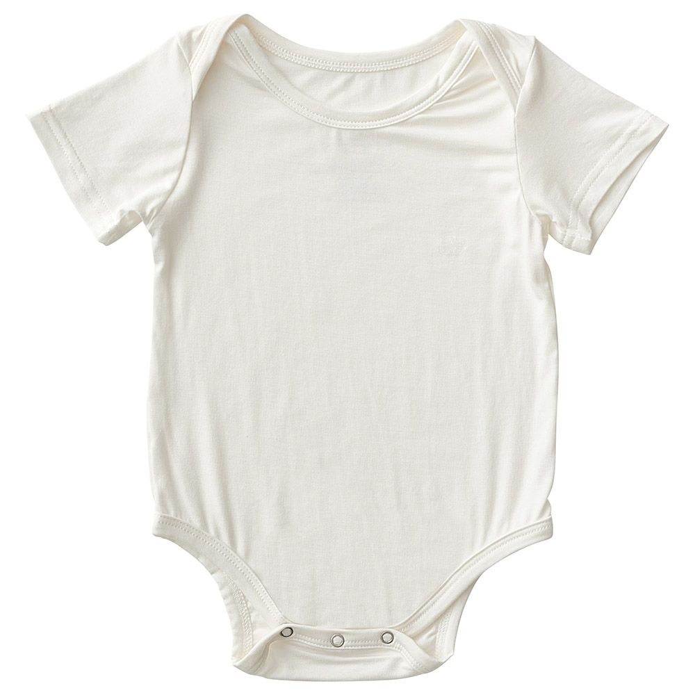 Anvi Baby - Organic Bamboo Spandex Bodysuit - White