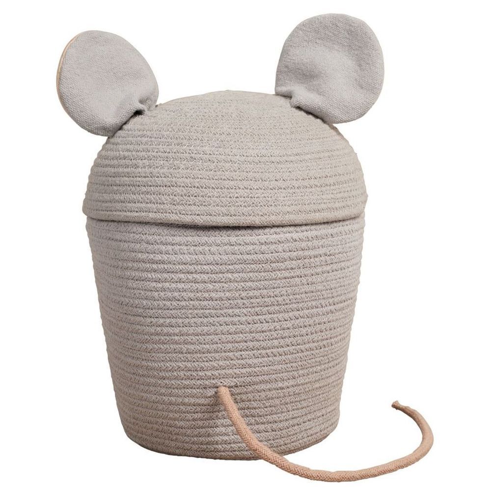 Lorena Canals - Renata The Rat Storage Basket - Grey