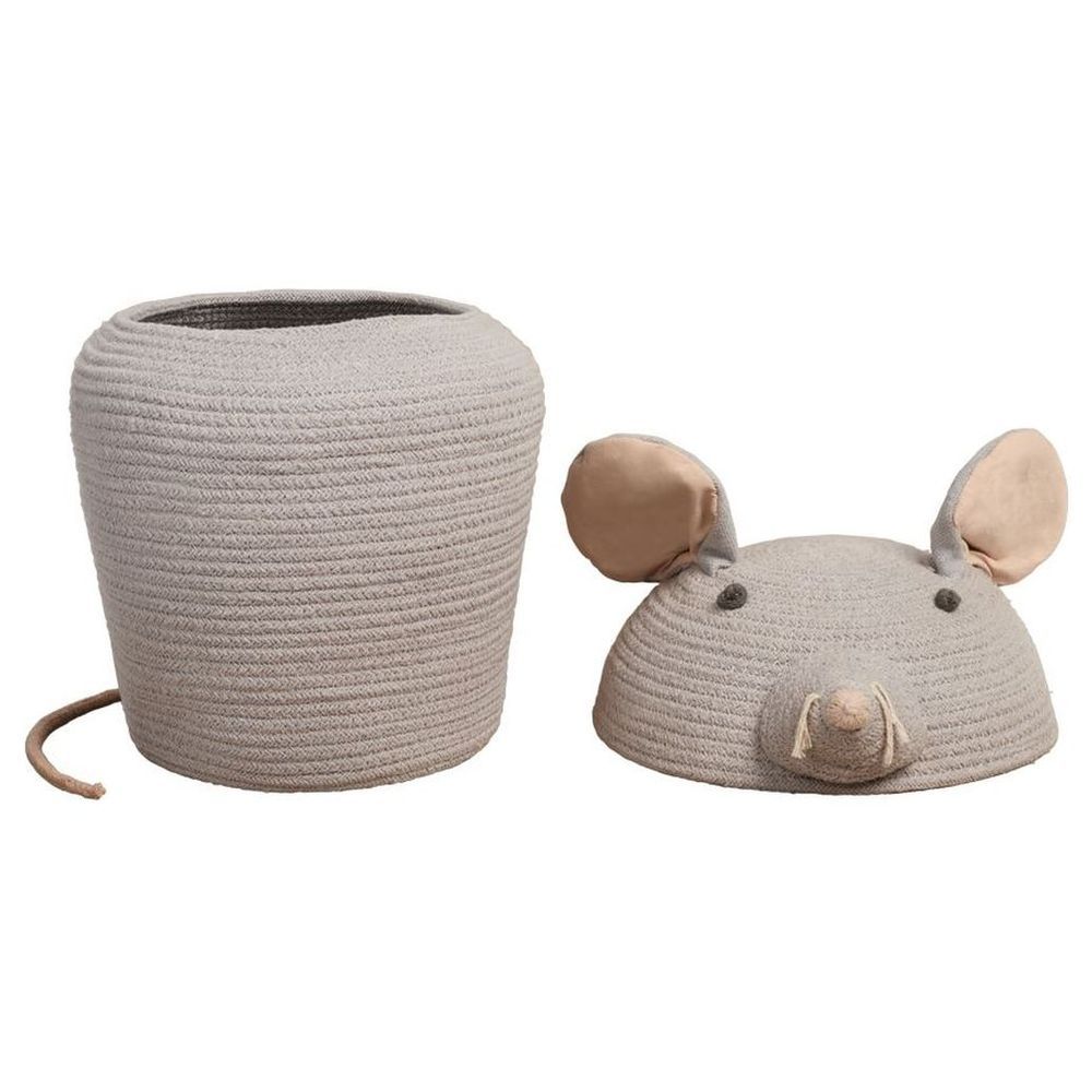 Lorena Canals - Renata The Rat Storage Basket - Grey