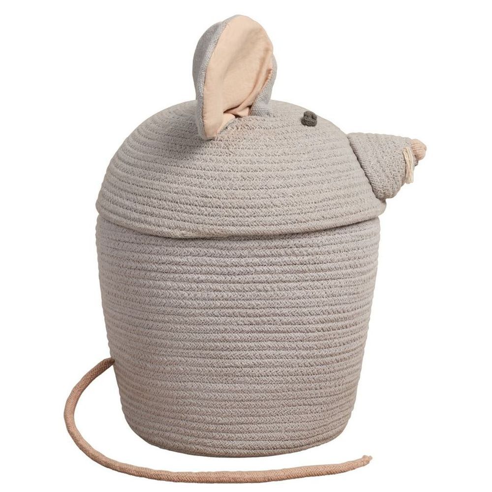 Lorena Canals - Renata The Rat Storage Basket - Grey