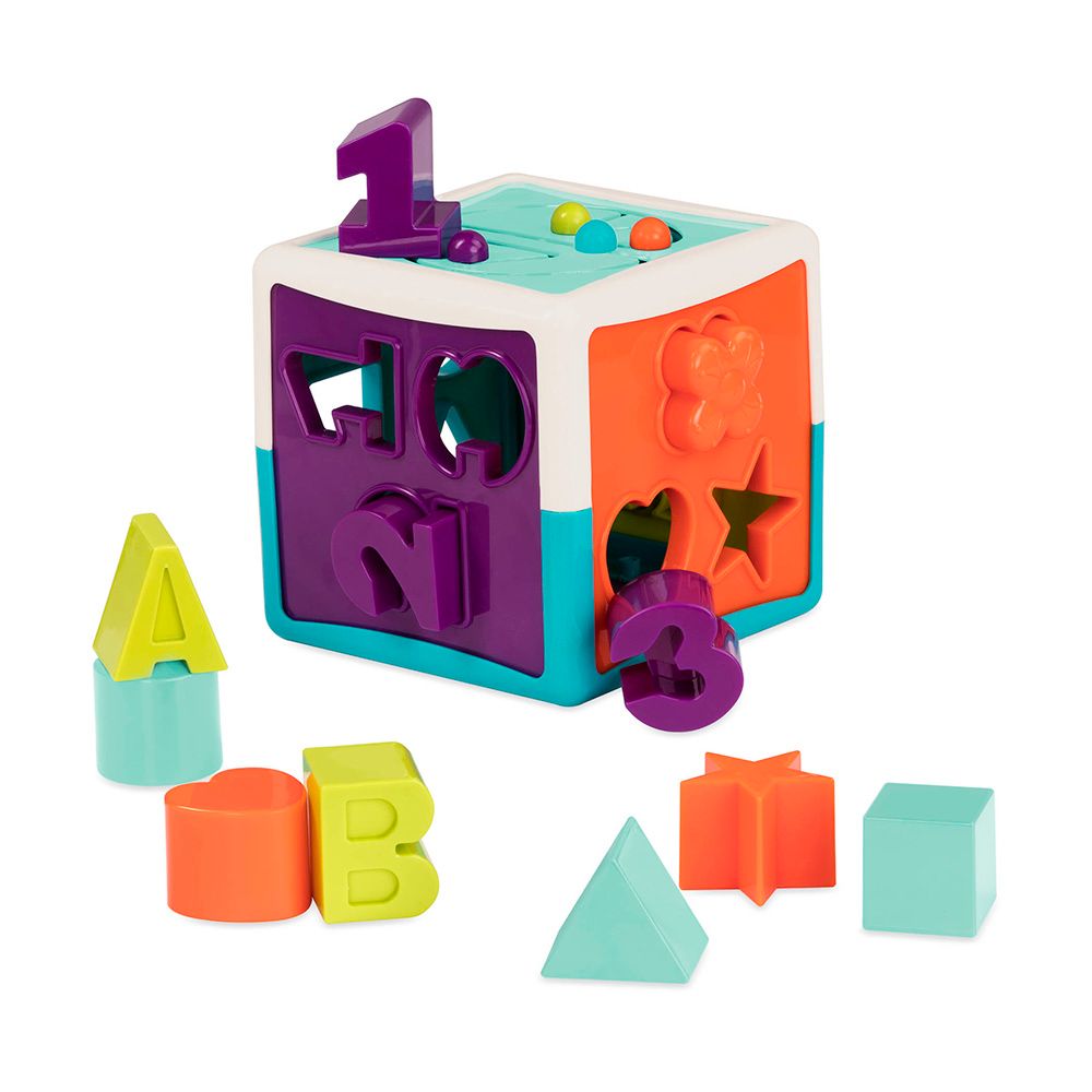 Battat - Shape Sorter Cube - 13pcs