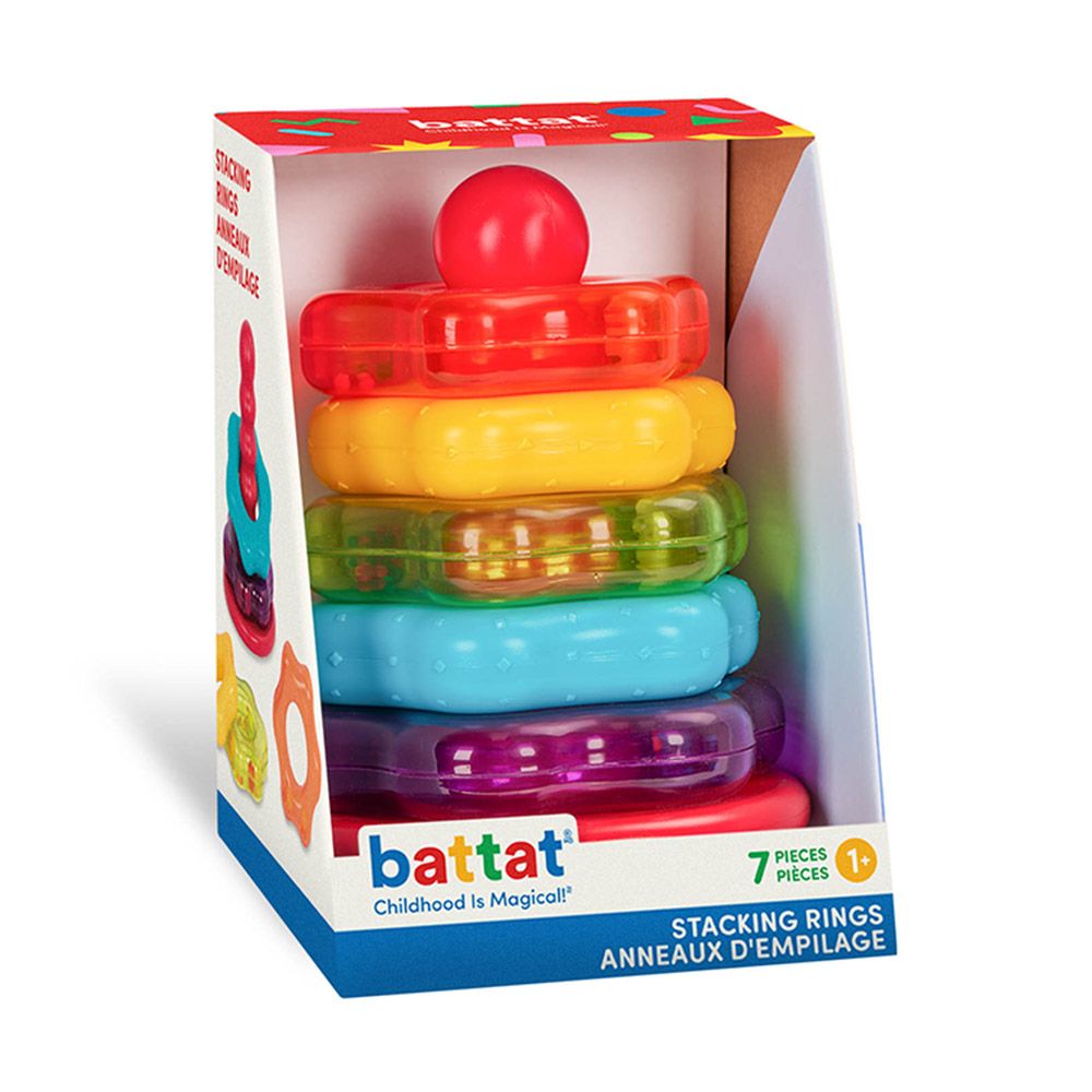 Battat - Stacking Rings - 7pcs