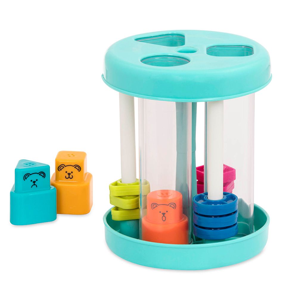 Battat - Shapes And Sound Sorter - 4pcs