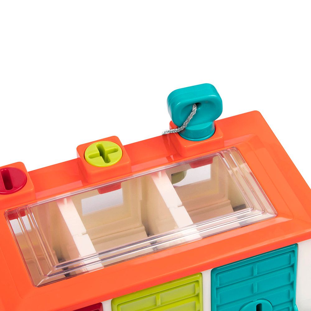 Battat - Car And Garage Shape Sorter Playset