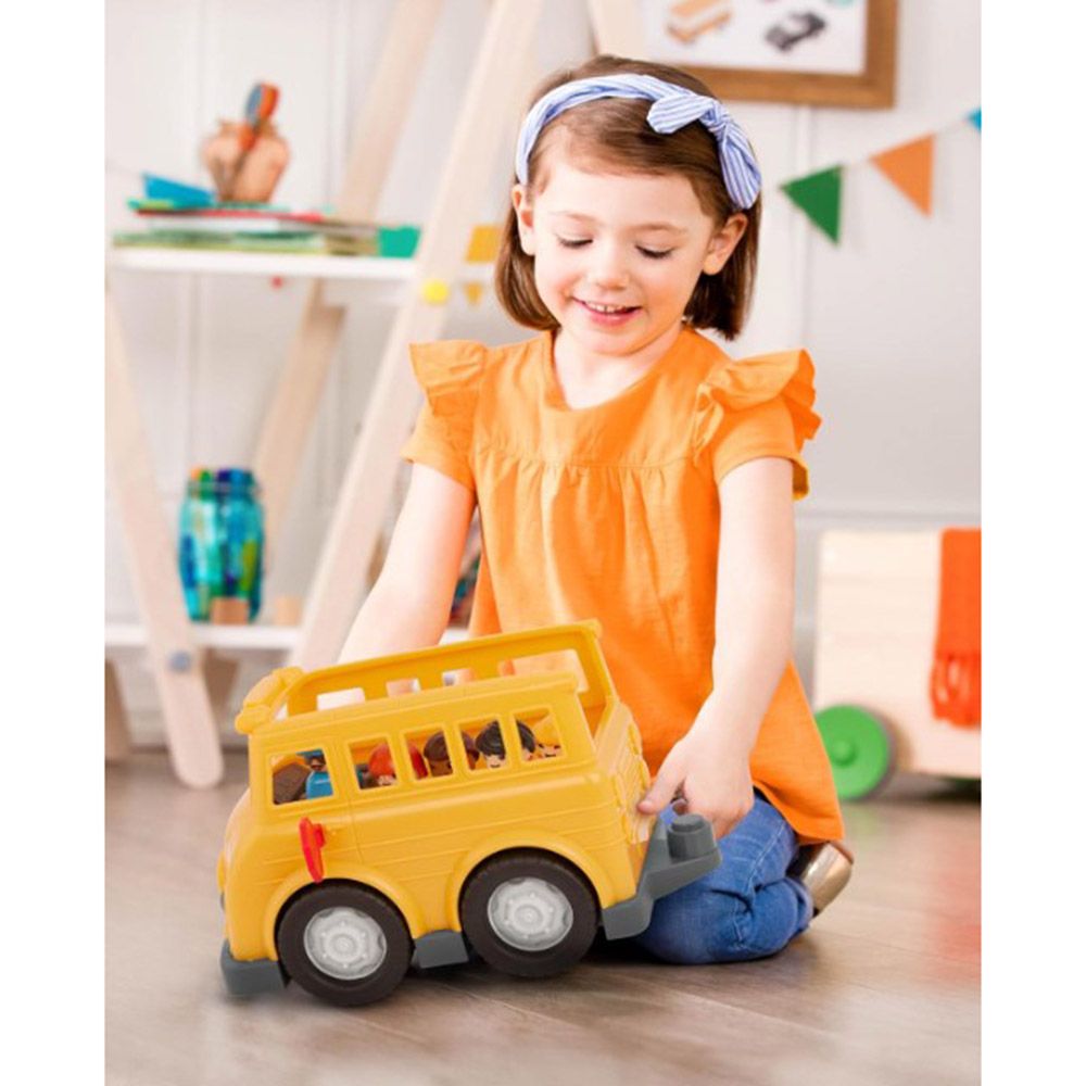 Battat - School Bus Playset - Yellow