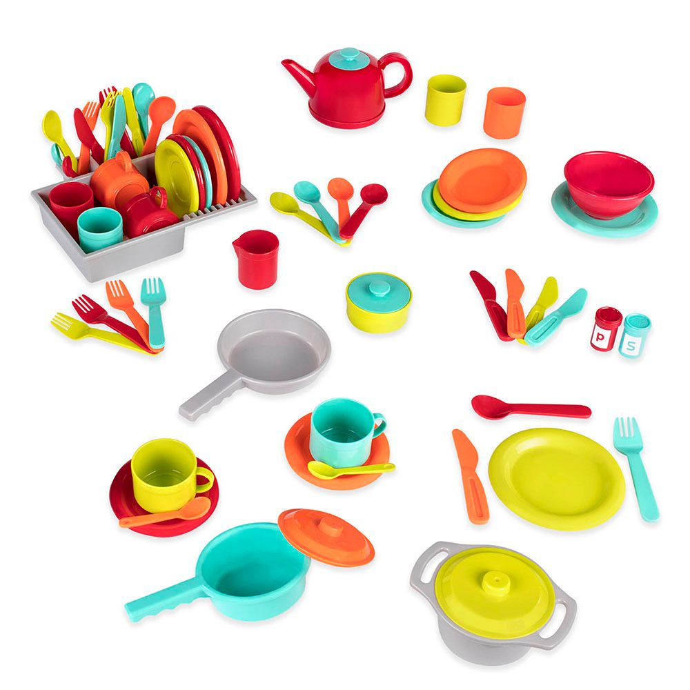 Battat - Deluxe Kitchen Playset - 71pcs