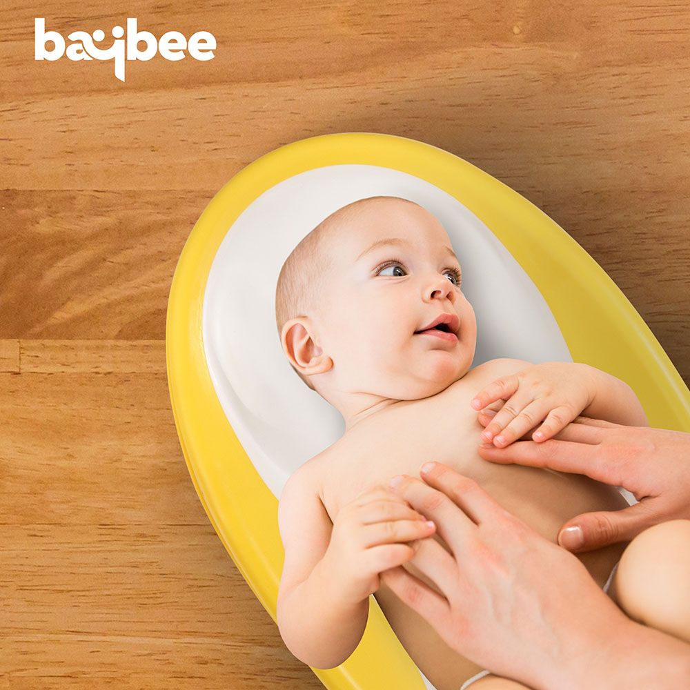 Baybee - Dusa Foldable Baby Bath Tub Seat For Kids - Yellow