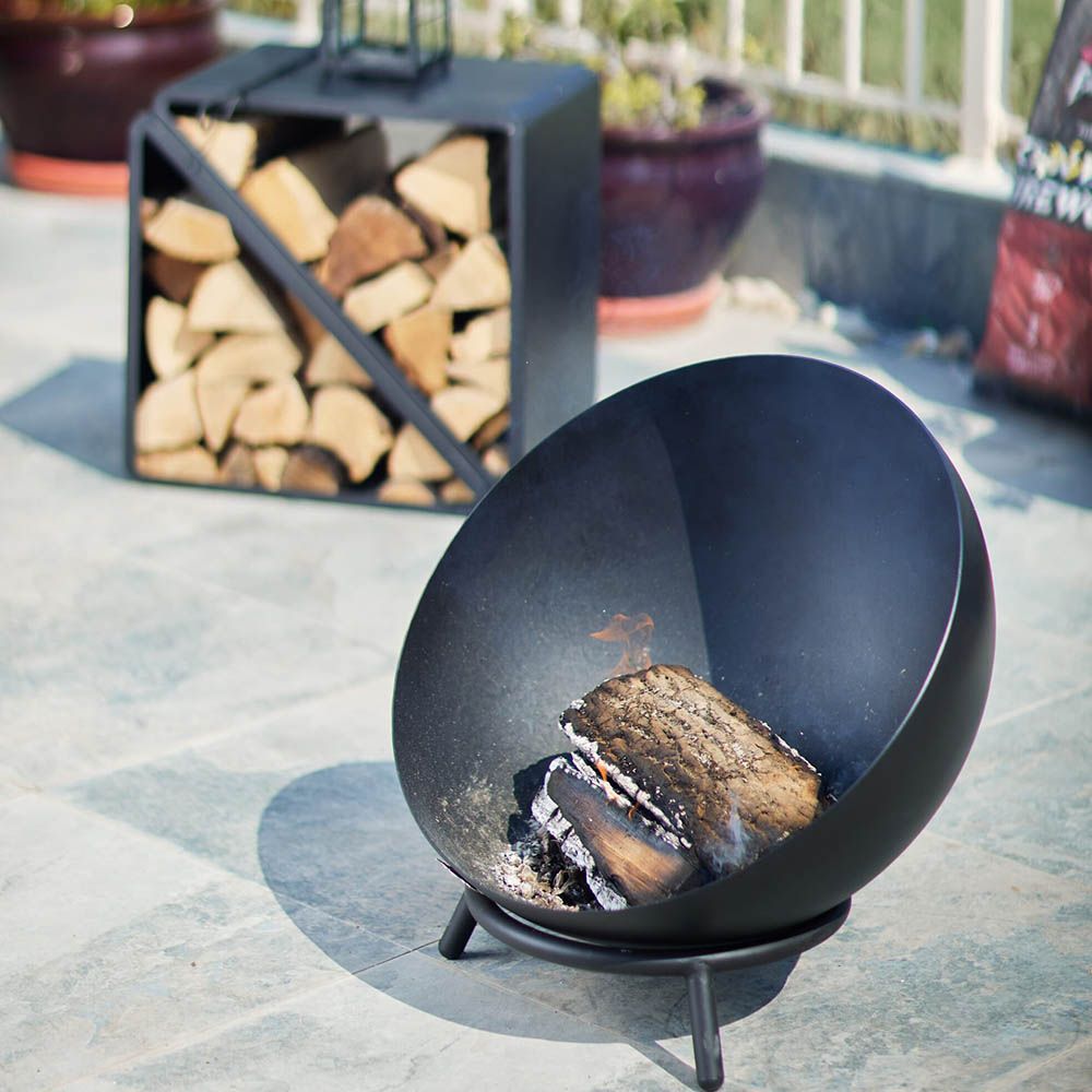 Bad Axe - The Fireball Firepit - Black