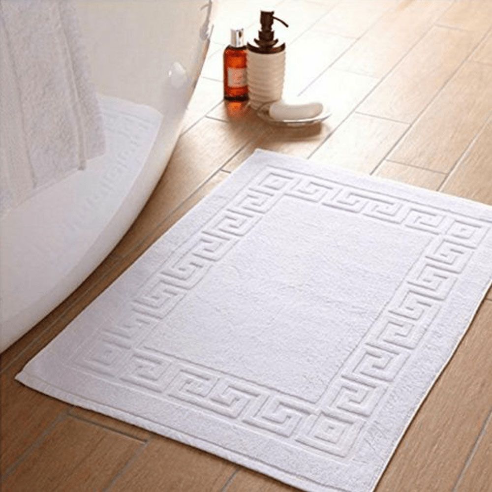 BYFT - Magnolia Luxury Bath Mat - White - 50x80 cm