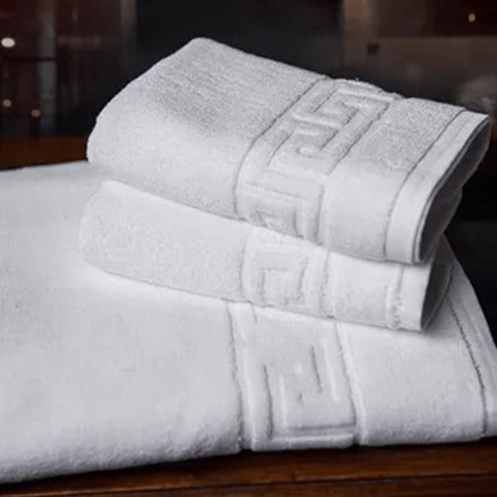 BYFT - Magnolia Luxury Bath And Hand Towel - White - 4pcs