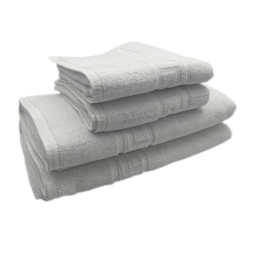 BYFT - Magnolia Luxury Bath And Hand Towel - White - 4pcs