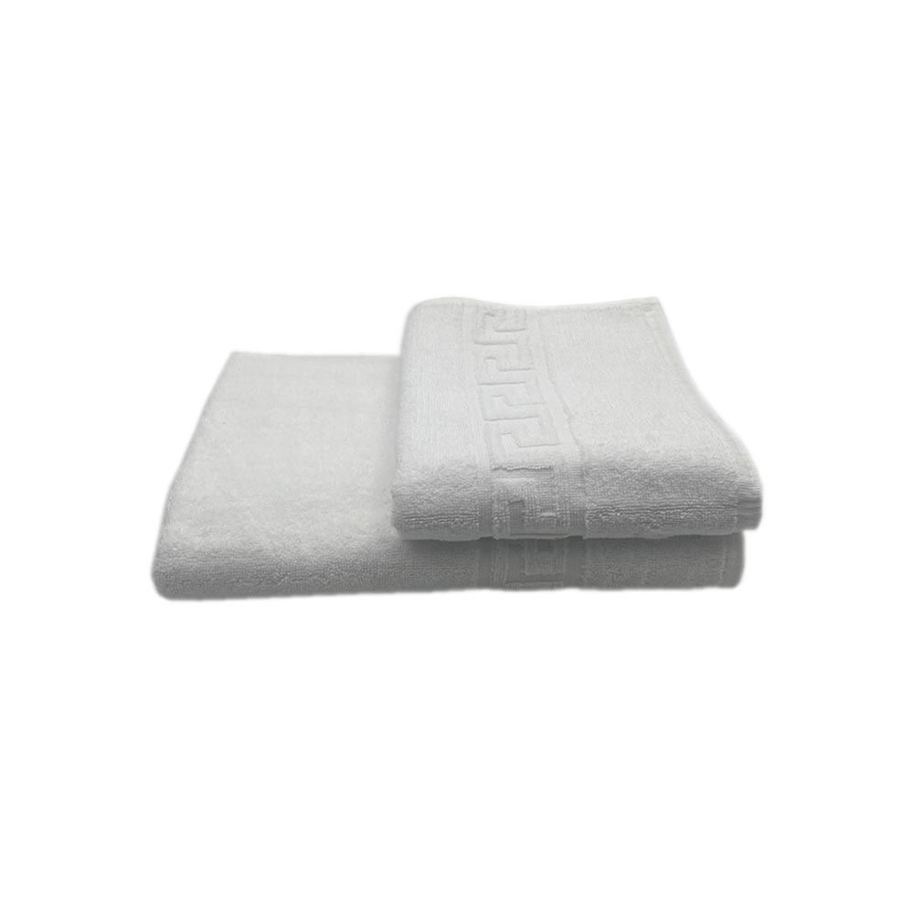 BYFT - Magnolia Luxury Hand And Bath Towel - White - 2pcs