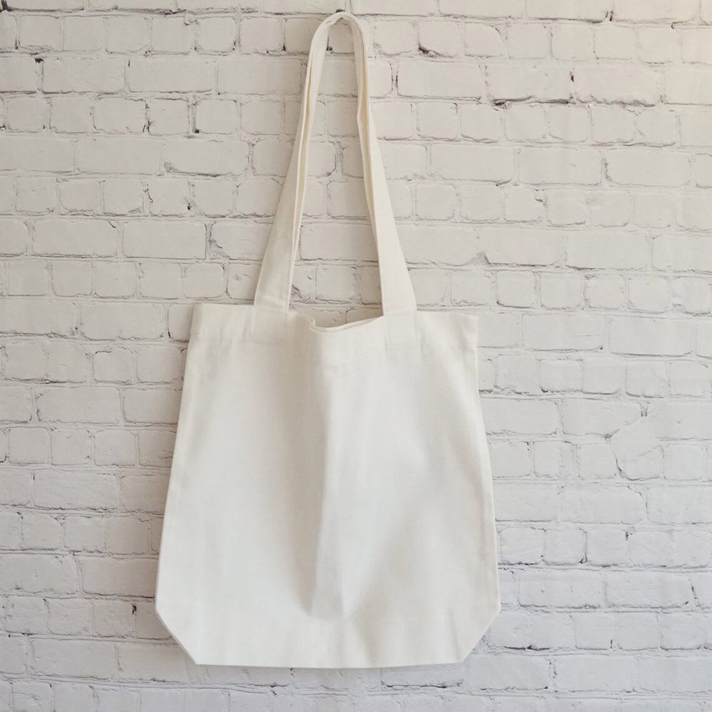 BYFT - Canvas Bag With Cotton Handle - White