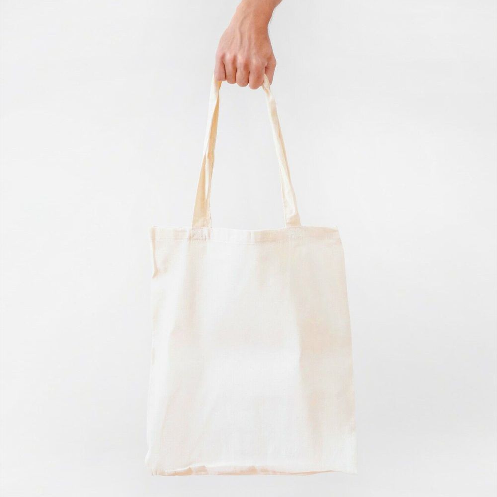 BYFT - Cotton Flat Tote Bag - Natural