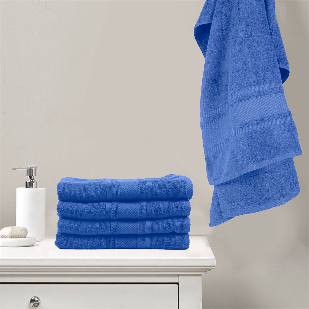 BYFT - Home Castle Premium Bath Towel - Blue - 70 x 140cm