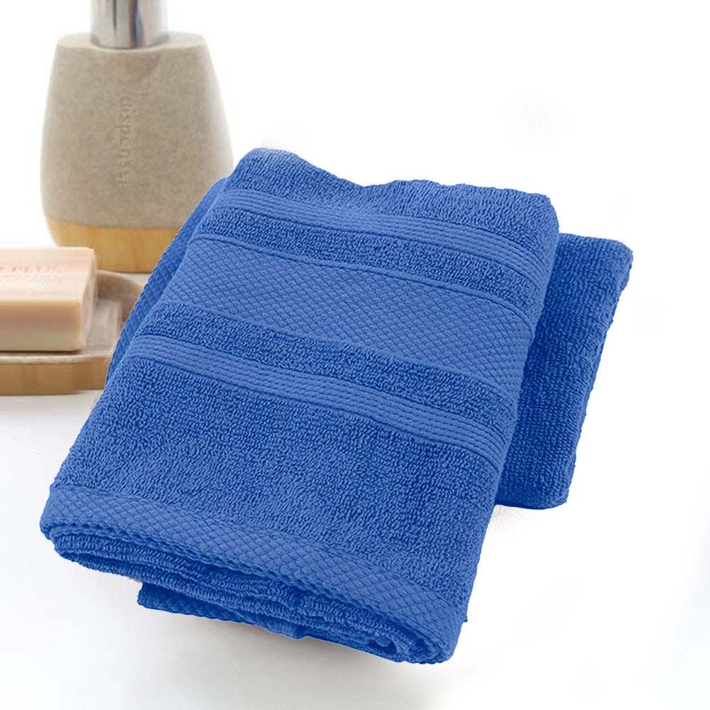 BYFT - Home Castle Premium Hand Towel - Blue - 50 x 90cm