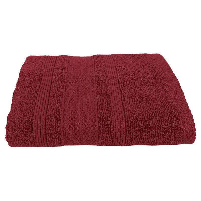 BYFT - Home Castle Premium Hand Towel - Maroon - 50 x 90cm