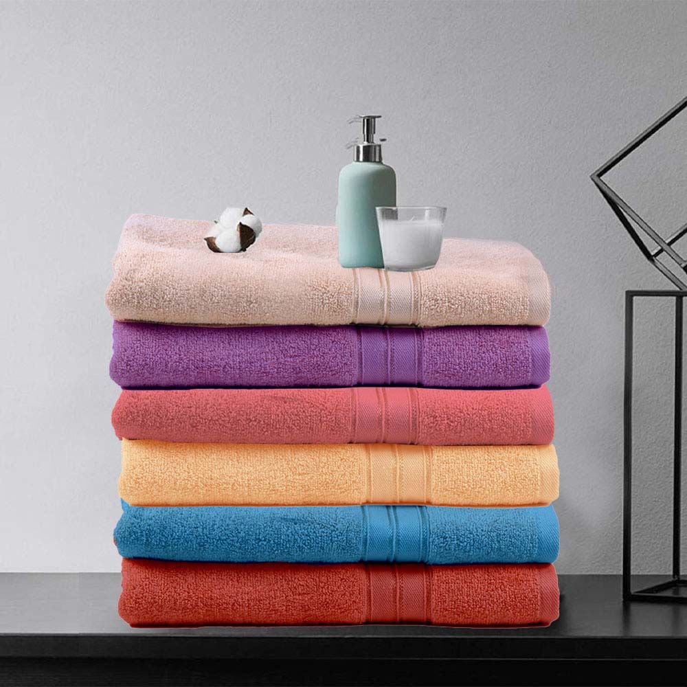 BYFT - Home Trendy Premium Bath Sheet - Peach - 90 x 180cm 